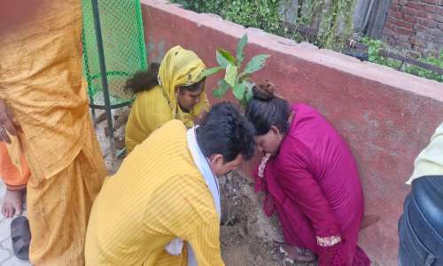 अतुल्य वेल्फेयर ट्रस्ट के किन्नर समिति के द्वारा पर्यावरण दिवस पर वृक्षारोपण के साथ संरक्षण का संकल्प लिया गया।