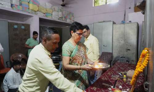 बयालसी पी.जी. कॉलेज में शैक्षणिक सत्र के प्रथम दिवस पर मां सरस्वती पूजन कार्यक्रम का आयोजन किया गया।