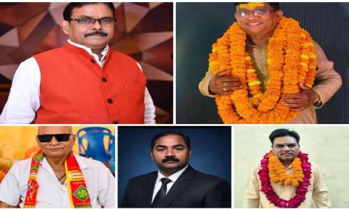 मुंगराबादशाहपुर नगरपालिका परिषद में मनोनीत हुए पॉंच सभाषद।