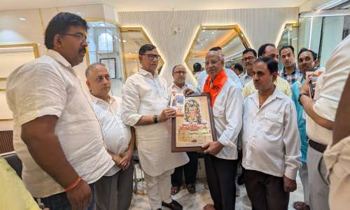 मोदी सरकार के 12 साल पूरे होने पर जौनपुर में कृपाशंकर सिंह ने चलाया जनसंवाद अभियान।