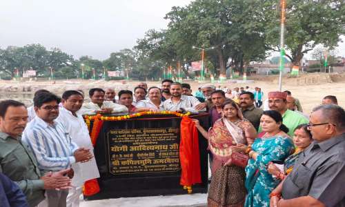 राज्यसभा सांसद सीमा द्विवेदी ने  सूर्यकुण्ड सरोवर पर विभिन्न नवनिर्मित विकास कार्यों का  लोकार्पण किया।